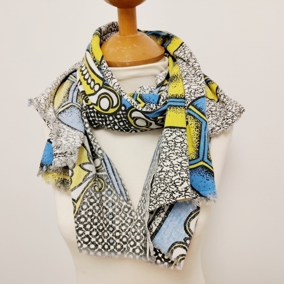 AFRICAN MASAI Kenya Katenge Cotton Soccer Fabric Wrap Scarf Towel - Picture 10 of 12